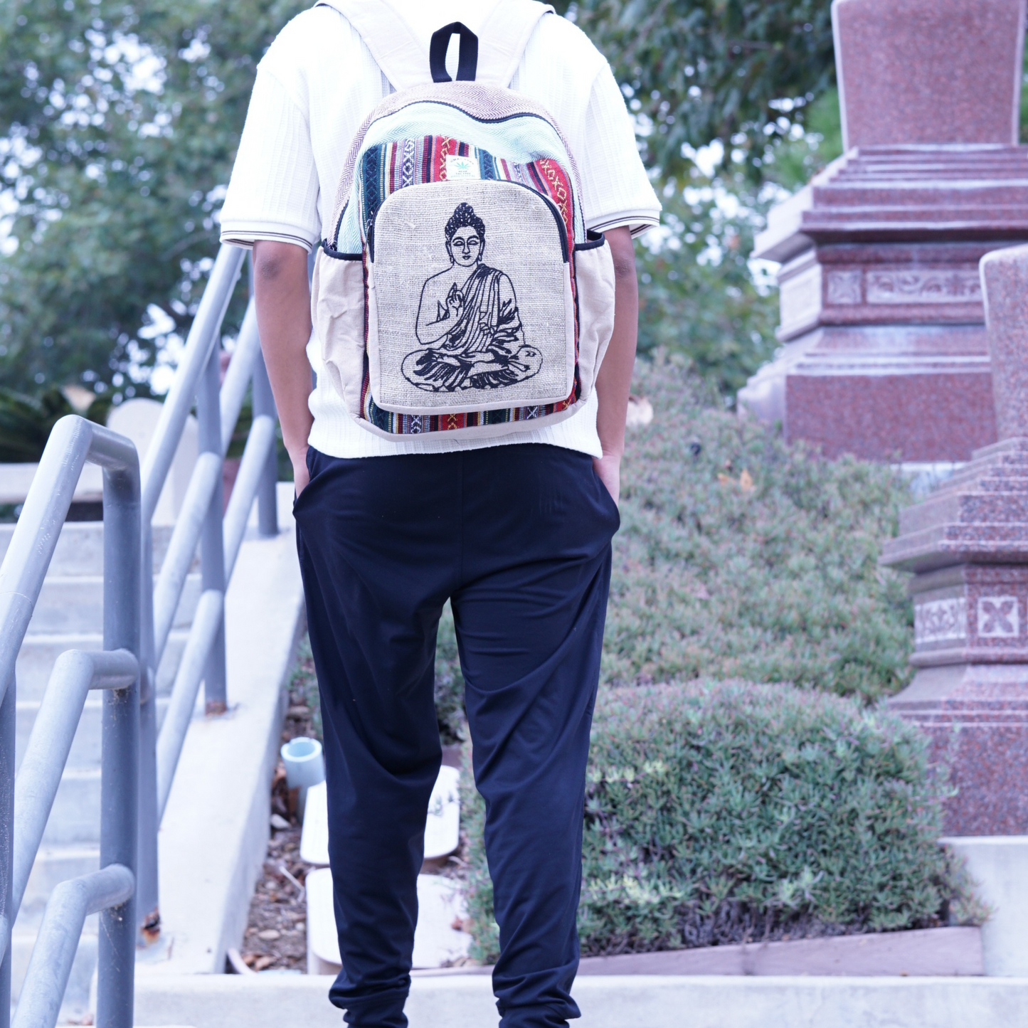 Buddha Meditating Backpack